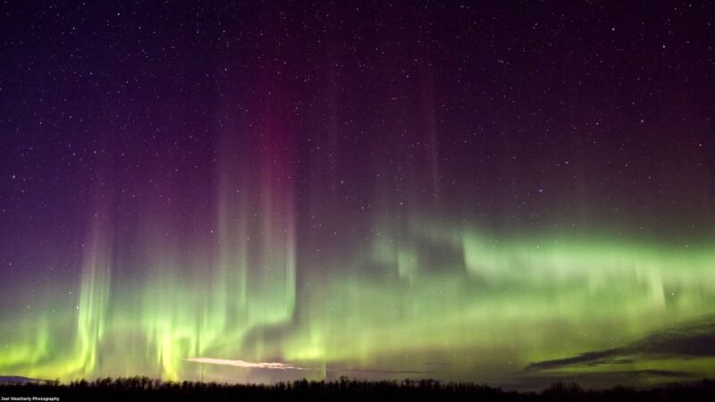 Auroral display.